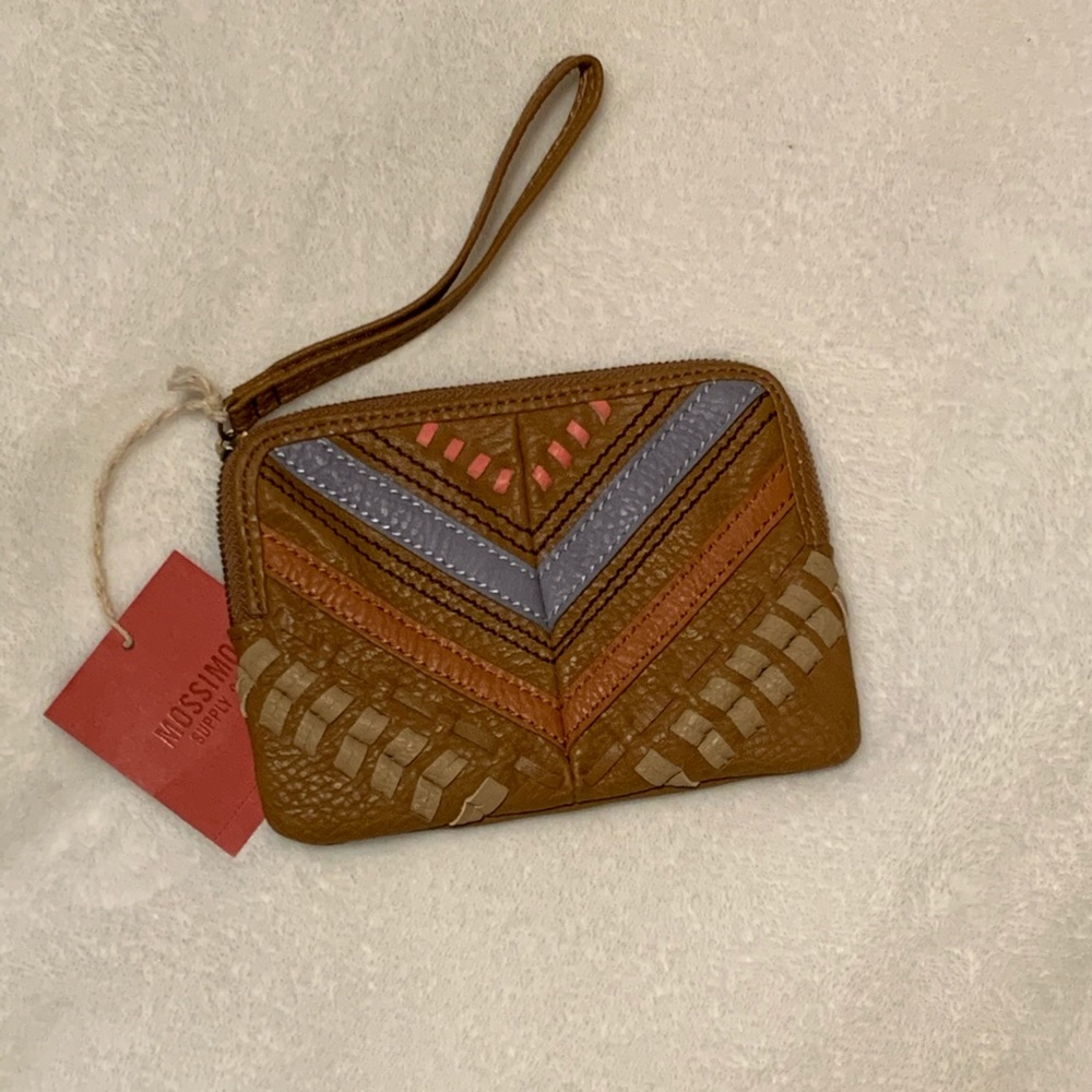 Faux leather coin purse